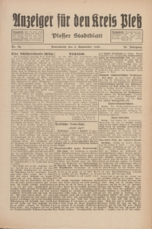 Anzeiger für den Kreis Pleß : Plesser Stadtblatt. Jg.82, Nr. 70 (2 September 1933)