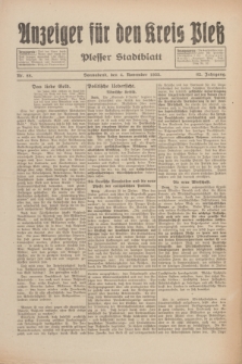 Anzeiger für den Kreis Pleß : Plesser Stadtblatt. Jg.82, Nr. 88 (4 November 1933)