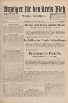 Anzeiger für den Kreis Pleß : Plesser Stadtblatt. Jg.83, Nr. 40 (19 Mai 1934)