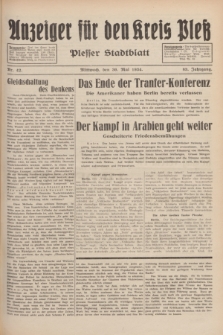 Anzeiger für den Kreis Pleß : Plesser Stadtblatt. Jg.83, Nr. 42 (30 Mai 1934)
