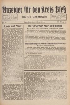 Anzeiger für den Kreis Pleß : Plesser Stadtblatt. Jg.83, Nr. 45 (9 Juni 1934)