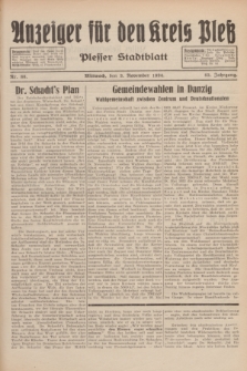Anzeiger für den Kreis Pleß : Plesser Stadtblatt. Jg.83, Nr. 86 (3 November 1934)