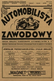 Automobilista Zawodowy : organ Związku Zawodowego Automobilistów R.P. 1931, nr 2 |PDF|