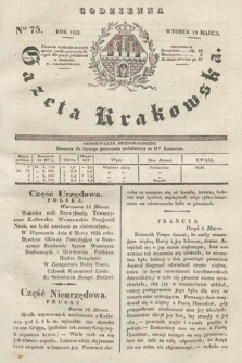 Codzienna Gazeta Krakowska. 1833, nr 75 |PDF|