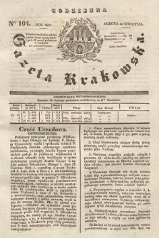 Codzienna Gazeta Krakowska. 1833, nr 104 |PDF|