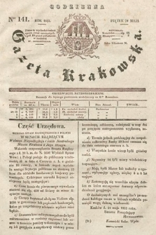 Codzienna Gazeta Krakowska. 1833, nr 141 |PDF|