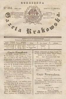 Codzienna Gazeta Krakowska. 1833, nr 154 |PDF|