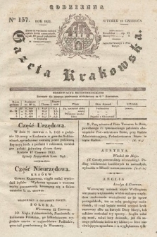 Codzienna Gazeta Krakowska. 1833, nr 157 |PDF|