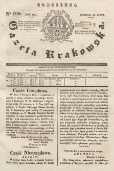 Codzienna Gazeta Krakowska. 1833, nr 198 |PDF|