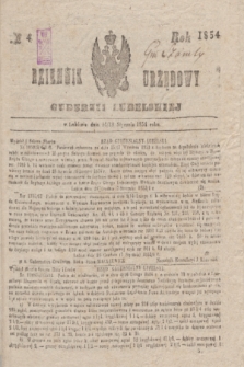 Dziennik Urzędowy Gubernii Lubelskiej. 1854, No 4 (28 stycznia) + dod.
