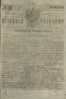 Dziennik Urzędowy Gubernii Lubelskiej. 1861, № 45 (9 listopada) + dod.