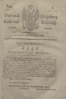 Dziennik Urzędowy Gubernji Kaliskiéy. 1841, Ner 8 (20 lutego) + dod.