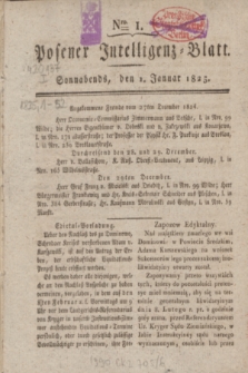 Posener Intelligenz-Blatt. 1825, Nro. 1 (1 Januar) + dod.