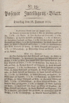 Posener Intelligenz-Blatt. 1833, Nro. 25 (29 Januar)