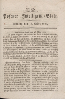 Posener Intelligenz-Blatt. 1833, Nro. 66 (18 März)