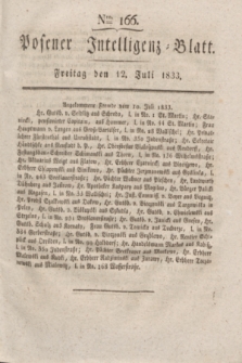Posener Intelligenz-Blatt. 1833, Nro. 166 (12 Juli)