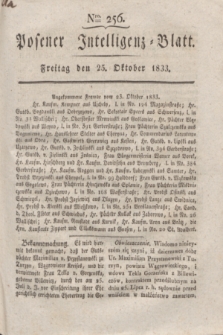 Posener Intelligenz-Blatt. 1833, Nro. 256 (25 Oktober)
