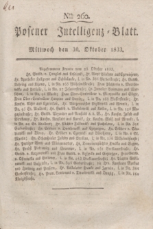 Posener Intelligenz-Blatt. 1833, Nro. 260 (30 Oktober)