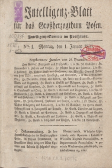 Intelligenz-Blatt für das Großherzogthum Posen. 1838, Nro. 1 (1 Januar)
