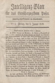 Intelligenz-Blatt für das Großherzogthum Posen. 1838, Nro. 5 (5 Januar)