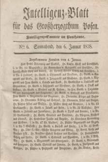 Intelligenz-Blatt für das Großherzogthum Posen. 1838, Nro. 6 (6 Januar)