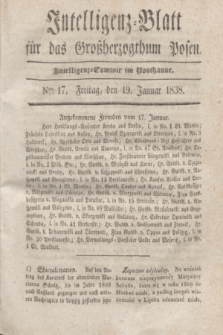 Intelligenz-Blatt für das Großherzogthum Posen. 1838, Nro. 17 (19 Januar) + dod.