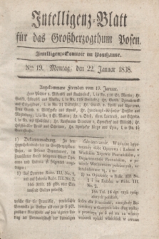 Intelligenz-Blatt für das Großherzogthum Posen. 1838, Nro. 19 (22 Januar)