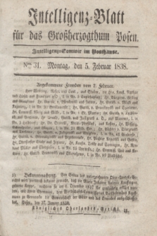 Intelligenz-Blatt für das Großherzogthum Posen. 1838, Nro. 31 (5 Februar) + dod.