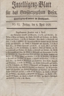 Intelligenz-Blatt für das Großherzogthum Posen. 1838, Nro. 83 (6 April)