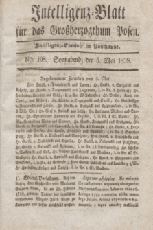 Intelligenz-Blatt für das Großherzogthum Posen. 1838, Nro. 108 (5 Mai)