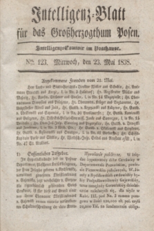 Intelligenz-Blatt für das Großherzogthum Posen. 1838, Nro. 123 (23 Mai) + dod.