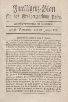 Intelligenz-Blatt für das Großherzogthum Posen. 1835, Nro. 9 (10 Januar)