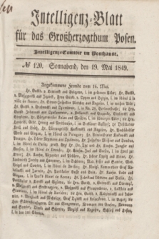 Intelligenz-Blatt für das Großherzogthum Posen. 1849, № 120 (19 Mai)