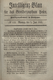 Intelligenz-Blatt für das Großherzogthum Posen. 1843, № 133 (5 Juni)