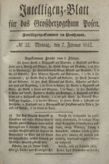 Intelligenz-Blatt für das Großherzogthum Posen. 1842, № 32 (7 Februar)