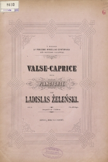 Valse-caprice : pour pianoforte, op. 9