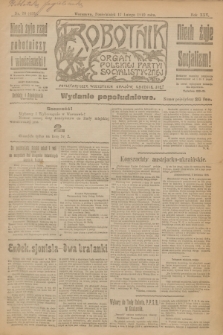 Robotnik : organ Polskiej Partyi Socyalistycznej. R.25, nr 76 (17 lutego 1919) = nr 453 - wyd. popołudniowe
