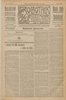 Robotnik : organ Polskiej Partyi Socyalistycznej. R.25, nr 79 (19 lutego 1919) = nr 456 - wyd. poranne