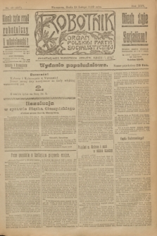 Robotnik : organ Polskiej Partyi Socyalistycznej. R.25, nr 80 (19 lutego 1919) = nr 457 - wyd. popołudniowe
