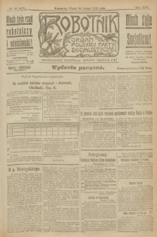 Robotnik : organ Polskiej Partyi Socyalistycznej. R.25, nr 95 (28 lutego 1919) = nr 472 - wyd. poranne