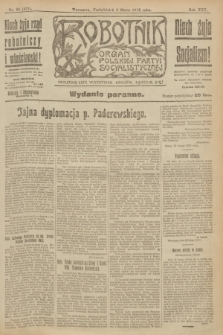 Robotnik : organ Polskiej Partyi Socyalistycznej. R.25, nr 98 (3 marca 1919) = nr 475 - wyd. poranne