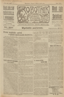 Robotnik : organ Polskiej Partyi Socyalistycznej. R.25, nr 105 (7 marca 1919) = nr 482 - wyd. poranne