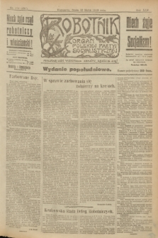 Robotnik : organ Polskiej Partyi Socyalistycznej. R.25, nr 114 (12 marca 1919) = nr 491 - wyd. popołudniowe