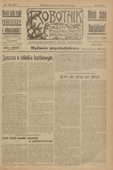 Robotnik : organ Polskiej Partyi Socyalistycznej. R.25, nr 126 (19 marca 1919) = nr 503 - wyd. popołudniowe