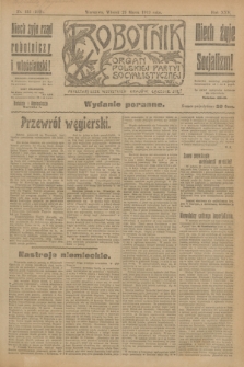 Robotnik : organ Polskiej Partyi Socyalistycznej. R.25, nr 135 (25 marca 1919) = nr 512 - wyd. poranne