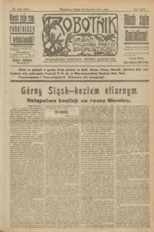 Robotnik : organ Polskiej Partyi Socyalistycznej. R.25, nr 222 (20 czerwca 1919) = nr 599
