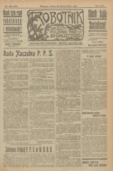 Robotnik : organ Polskiej Partyi Socyalistycznej. R.25, nr 223 (21 czerwca 1919) = nr 600