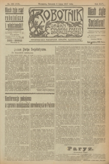 Robotnik : organ Polskiej Partyi Socyalistycznej. R.25, nr 235 (3 lipca 1919) = nr 612