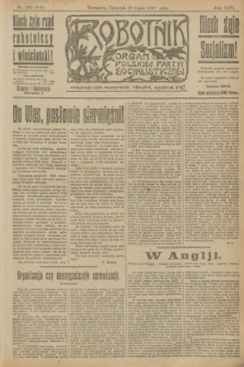 Robotnik : organ Polskiej Partyi Socyalistycznej. R.25, nr 242 (10 lipca 1919) = nr 619
