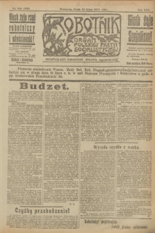 Robotnik : organ Polskiej Partyi Socyalistycznej. R.25, nr 248 (16 lipca 1919) = nr 625
